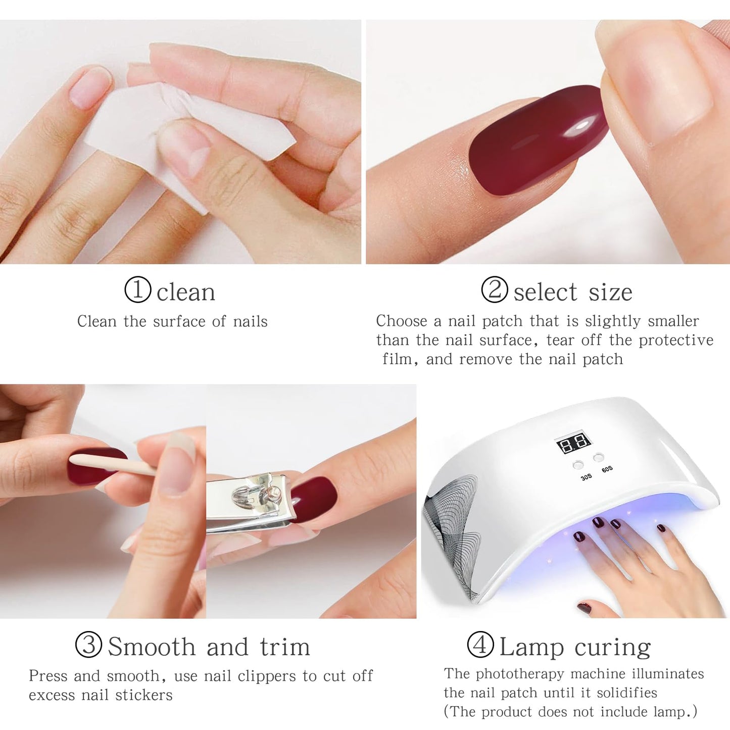 SPBTAR Semi Cured Gel Nail Strips, UV Gel Nail Wraps & Polish Stickers for Salon-Quality At-Home Manicure, Long Lasting Gel Nail Polish Wrap for Women & Girls, Easy Application, Great Gift Idea