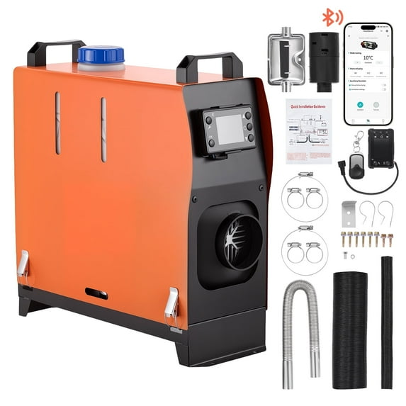 SPBTAR Diesel Air Heater, 12V 8KW Diesel Heater, Diesel Parking Heater with Remote Control and Muffler, for Car, Truck, RV, Boats, Trailer