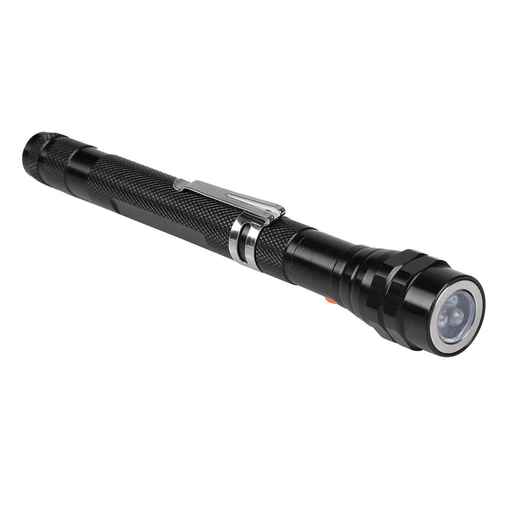 SPBTAR Telescoping Magnetic Flashlight, 22" LED Extendable Work Light with 360° Swivel Magnet Head, Pickup Tool, Gifts for Men Women Dad Husband Mechanic