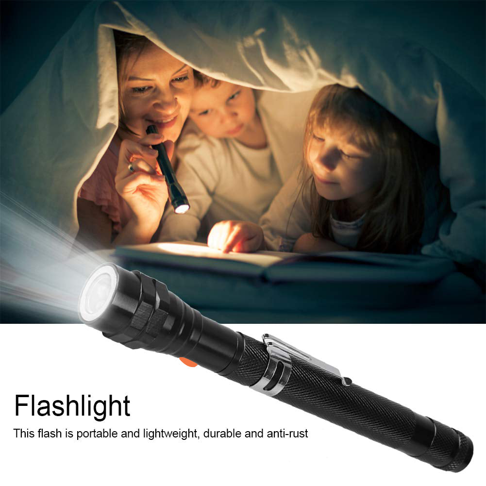 SPBTAR Telescoping Magnetic Flashlight, 22" LED Extendable Work Light with 360° Swivel Magnet Head, Pickup Tool, Gifts for Men Women Dad Husband Mechanic