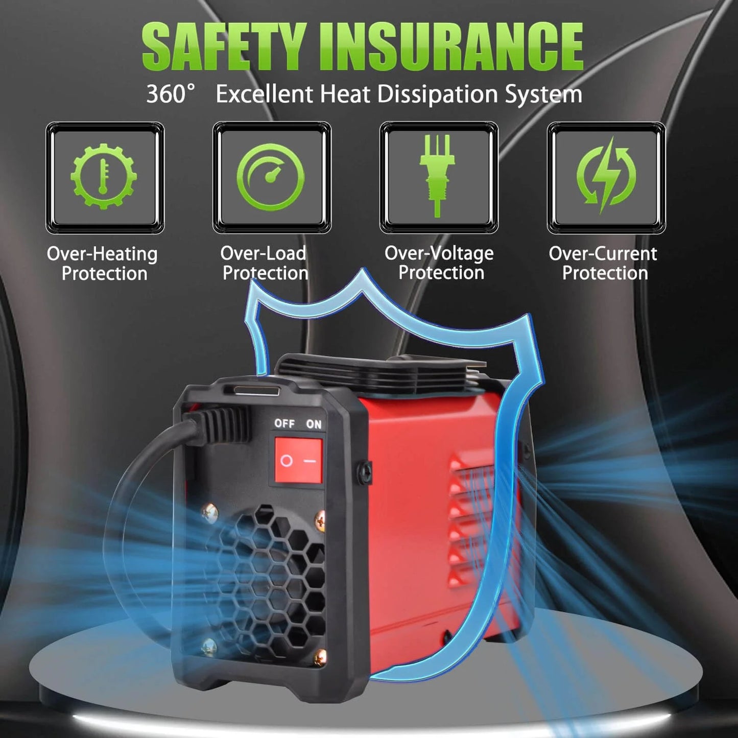 SPBTAR Stick Welder 200Amp 110V ARC Welding Machine, Mini Portable IGBT Inverter Welder Kit w/ 20 Rods, Hot Start, Anti-Stick, Arc Force, for 1/16-1/8" Rod