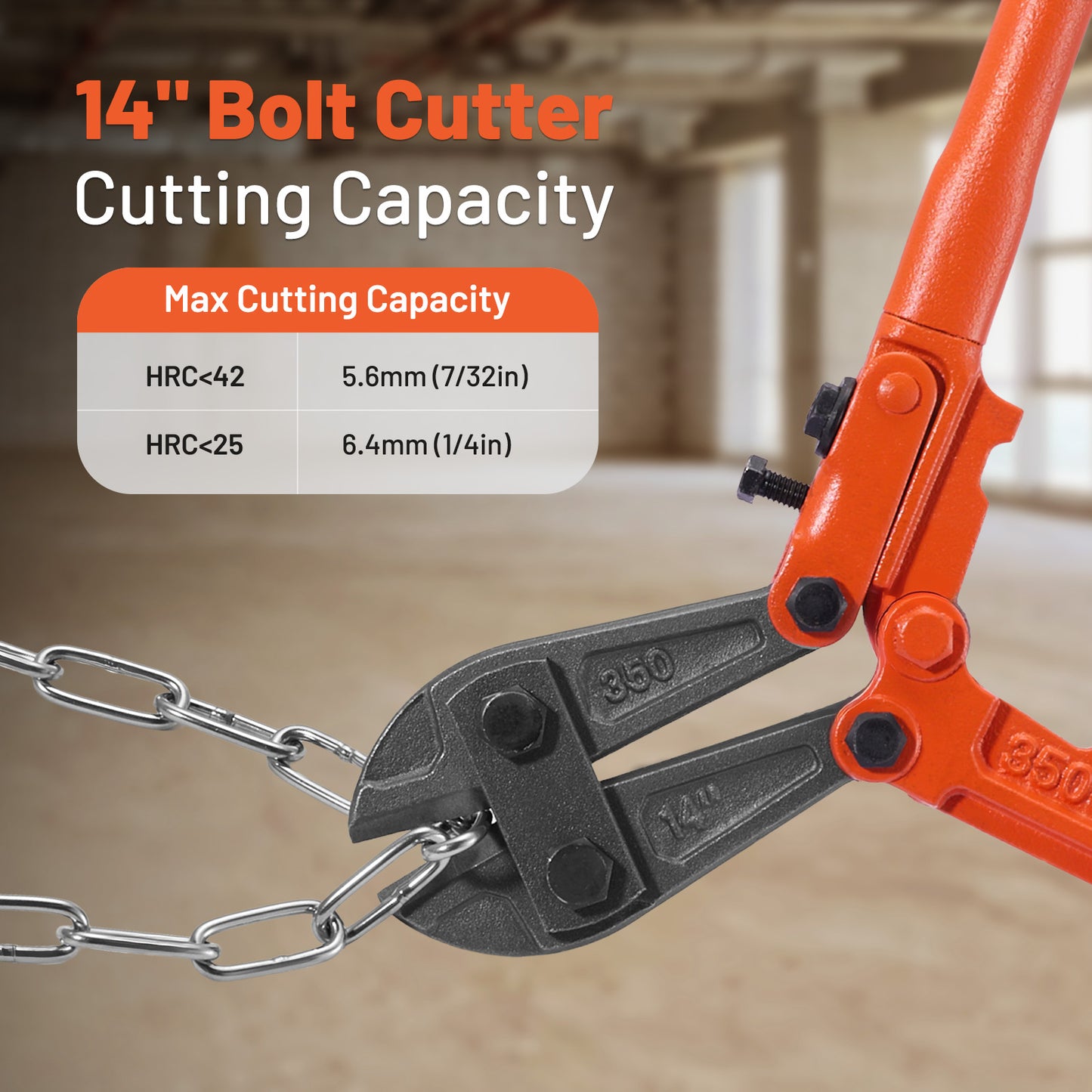 SPBTAR Bolt Cutter Pliers Set 3Pcs, 14" Heavy Duty Bolt Cutter, 8" Mini Bolt Cutter, 8" Wire Cable Cutter with Carrying Bag, CR-V Blade, Easily for Cutting Locks, Chains, Iron Wire